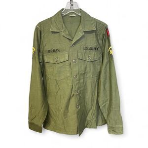 Unbranded Men's Green and Khaki Shirt